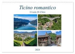 Ticino romantico (Wandkalender 2024 DIN A2 quer), CALVENDO Monatskalender