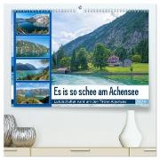 Es is so schee am Achensee 2024 (hochwertiger Premium Wandkalender 2024 DIN A2 quer), Kunstdruck in Hochglanz