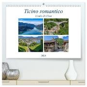 Ticino romantico (hochwertiger Premium Wandkalender 2024 DIN A2 quer), Kunstdruck in Hochglanz