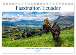 Faszination Ecuador (Tischkalender 2024 DIN A5 quer), CALVENDO Monatskalender