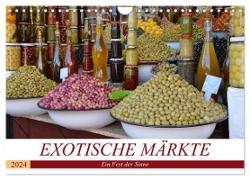 Exotische Märkte (Wandkalender 2024 DIN A4 quer), CALVENDO Monatskalender