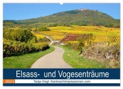 Elsass- und Vogesenträume (Wandkalender 2024 DIN A2 quer), CALVENDO Monatskalender