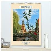 ETTLINGEN (hochwertiger Premium Wandkalender 2024 DIN A2 hoch), Kunstdruck in Hochglanz