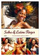 Salsa & Latino Tänzer. Pure Lebensfreude und lockere Hüften (Wandkalender 2024 DIN A2 hoch), CALVENDO Monatskalender