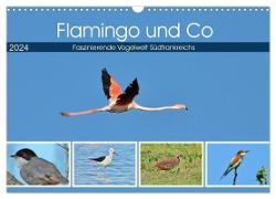 Flamingo und Co - Faszinierende Vogelwelt Südfrankreichs (Wandkalender 2024 DIN A3 quer), CALVENDO Monatskalender