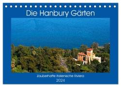 Zauberhafte Riviera - Die Hanbury Gärten (Tischkalender 2024 DIN A5 quer), CALVENDO Monatskalender