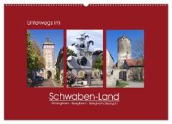 Unterwegs im Schwaben-Land (Wandkalender 2024 DIN A2 quer), CALVENDO Monatskalender