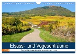 Elsass- und Vogesenträume (Wandkalender 2024 DIN A4 quer), CALVENDO Monatskalender