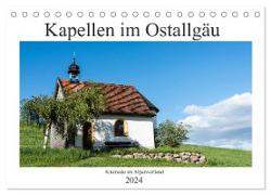 Kapellen im Ostallgäu (Tischkalender 2024 DIN A5 quer), CALVENDO Monatskalender
