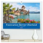 Faszination Berner Oberland 2024 - Thuner- und Brienzersee (hochwertiger Premium Wandkalender 2024 DIN A2 quer), Kunstdruck in Hochglanz