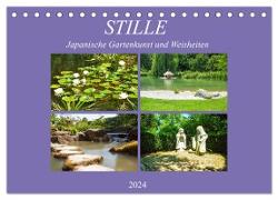 Stille. Japanische Gartenkunst und Weisheiten (Tischkalender 2024 DIN A5 quer), CALVENDO Monatskalender