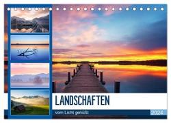 Landschaften vom Licht geküßt (Tischkalender 2024 DIN A5 quer), CALVENDO Monatskalender