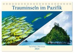 Mikronesien: Yap und Palau (Tischkalender 2024 DIN A5 quer), CALVENDO Monatskalender