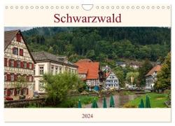 Schwarzwald (Wandkalender 2024 DIN A4 quer), CALVENDO Monatskalender