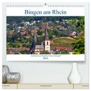 Bingen am Rhein vom Frankfurter Taxifahrer Petrus Bodenstaff (hochwertiger Premium Wandkalender 2024 DIN A2 quer), Kunstdruck in Hochglanz