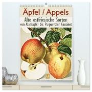 Äpfel/Appels. Alte ostfriesische Sorten (hochwertiger Premium Wandkalender 2024 DIN A2 hoch), Kunstdruck in Hochglanz