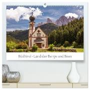 Südtirol - Land der Berge und Seen (hochwertiger Premium Wandkalender 2024 DIN A2 quer), Kunstdruck in Hochglanz