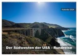 Der Südwesten der USA - Rundreise (Wandkalender 2024 DIN A2 quer), CALVENDO Monatskalender