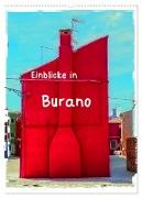 Einblicke in Burano (Wandkalender 2024 DIN A2 hoch), CALVENDO Monatskalender