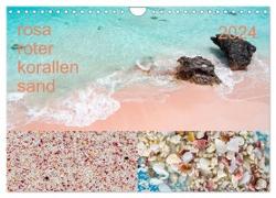rosaroter korallensand (Wandkalender 2024 DIN A4 quer), CALVENDO Monatskalender