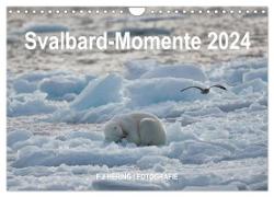 Svalbard-Momente (Wandkalender 2024 DIN A4 quer), CALVENDO Monatskalender
