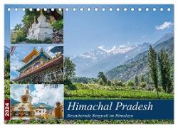 Himachal Pradesh - Bezaubernde Bergwelt im Himalaya (Tischkalender 2024 DIN A5 quer), CALVENDO Monatskalender