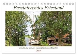 Faszinierendes Friesland (Tischkalender 2024 DIN A5 quer), CALVENDO Monatskalender