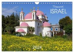 Traumziel Israel (Wandkalender 2024 DIN A4 quer), CALVENDO Monatskalender