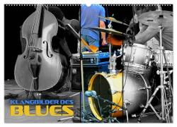 Klangbilder des Blues (Wandkalender 2024 DIN A2 quer), CALVENDO Monatskalender