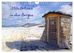 "Stille Örtchen" in den Bergen (Wandkalender 2024 DIN A4 quer), CALVENDO Monatskalender