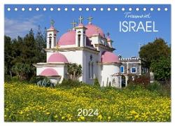 Traumziel Israel (Tischkalender 2024 DIN A5 quer), CALVENDO Monatskalender