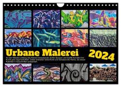 Urbane Malerei (Wandkalender 2024 DIN A4 quer), CALVENDO Monatskalender