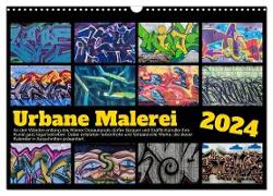 Urbane Malerei (Wandkalender 2024 DIN A3 quer), CALVENDO Monatskalender