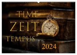 Time - Zeit - Tempus (Wandkalender 2024 DIN A2 quer), CALVENDO Monatskalender