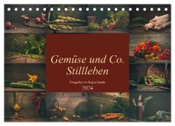 Gemüse und Co. Stillleben (Tischkalender 2024 DIN A5 quer), CALVENDO Monatskalender