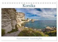 Korsika - Faszinierende Landschaften (Tischkalender 2024 DIN A5 quer), CALVENDO Monatskalender