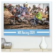 MX Racing 2024 (hochwertiger Premium Wandkalender 2024 DIN A2 quer), Kunstdruck in Hochglanz