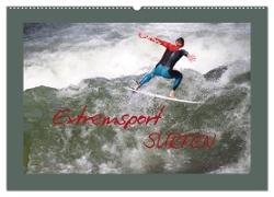 Extremsport Surfen (Wandkalender 2024 DIN A2 quer), CALVENDO Monatskalender