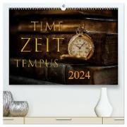 Time - Zeit - Tempus (hochwertiger Premium Wandkalender 2024 DIN A2 quer), Kunstdruck in Hochglanz