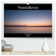 Der idyllische Neusiedlersee (hochwertiger Premium Wandkalender 2024 DIN A2 quer), Kunstdruck in Hochglanz