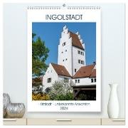Ingolstadt - Altstadt - unbekannte Ansichten (hochwertiger Premium Wandkalender 2024 DIN A2 hoch), Kunstdruck in Hochglanz