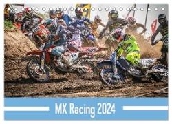 MX Racing 2024 (Tischkalender 2024 DIN A5 quer), CALVENDO Monatskalender