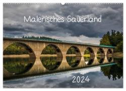 Malerisches Sauerland (Wandkalender 2024 DIN A2 quer), CALVENDO Monatskalender