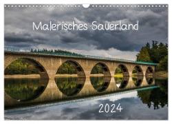 Malerisches Sauerland (Wandkalender 2024 DIN A3 quer), CALVENDO Monatskalender