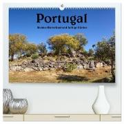 Portugal Buntes Hinterland und farbige Küsten (hochwertiger Premium Wandkalender 2024 DIN A2 quer), Kunstdruck in Hochglanz