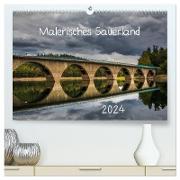 Malerisches Sauerland (hochwertiger Premium Wandkalender 2024 DIN A2 quer), Kunstdruck in Hochglanz