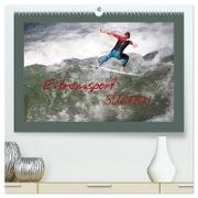 Extremsport Surfen (hochwertiger Premium Wandkalender 2024 DIN A2 quer), Kunstdruck in Hochglanz