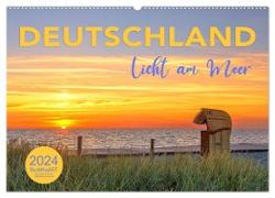 DEUTSCHLAND - Licht am Meer (Wandkalender 2024 DIN A2 quer), CALVENDO Monatskalender