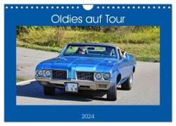 Oldies auf Tour (Wandkalender 2024 DIN A4 quer), CALVENDO Monatskalender