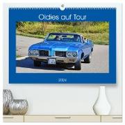 Oldies auf Tour (hochwertiger Premium Wandkalender 2024 DIN A2 quer), Kunstdruck in Hochglanz